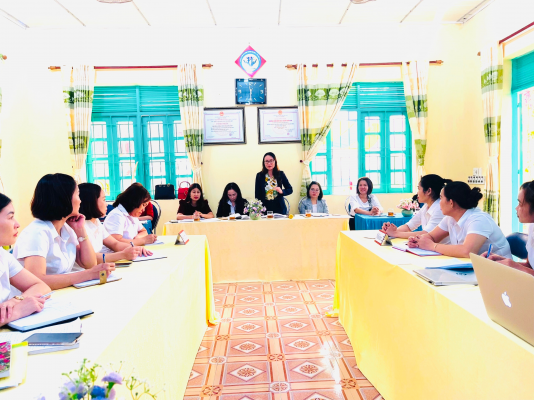 Đổi mới sinh hoạt chuyên môn theo hướng “nghiên cứu bài học”ở tổ Mẫu giáo lớn - nhà trẻ trường Mầm non xã Thanh Yên, huyện Điện Biên tỉnh Điện Biên